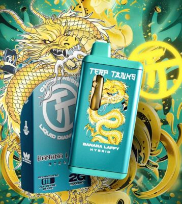 Terp Tanks Banana Laffy 2g Disposable Vape | HYBRID